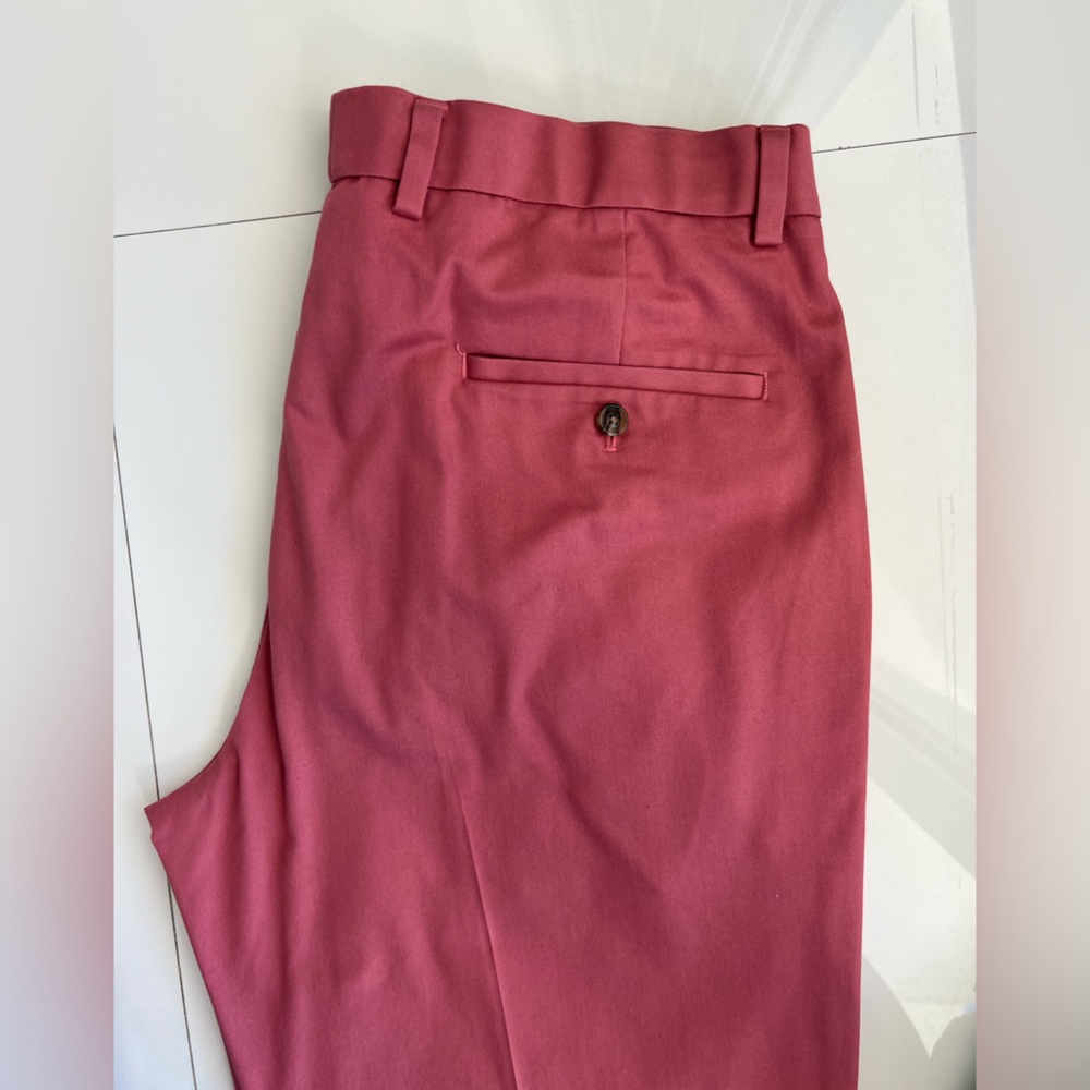 Brooks Brothers Clark Straight-Fit Advantage Chino® Pants Dark Pink 36/32 NWOT